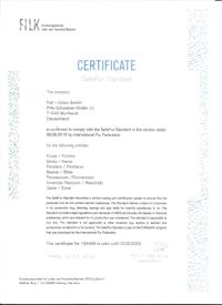 Certificate FILK_1